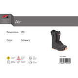 F2 Herren Snowboard Softboots Air Gr. 39-49 wählbar Schwarz 2024/25