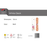 F2 Damen Snowboard White Deck Freeride Größe wählbar Weiß 2025