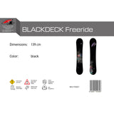 F2 Damen Snowboard Black Deck Freeride Schwarz - Größe wählbar