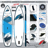 F2 SUP Stand Up Paddle Board Strato Limited Edition Größe wählbar Blau