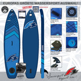 F2  Stand Up Paddle Board AXXIS SMART SUP mit E-Pumpe Größe wählbar Navy