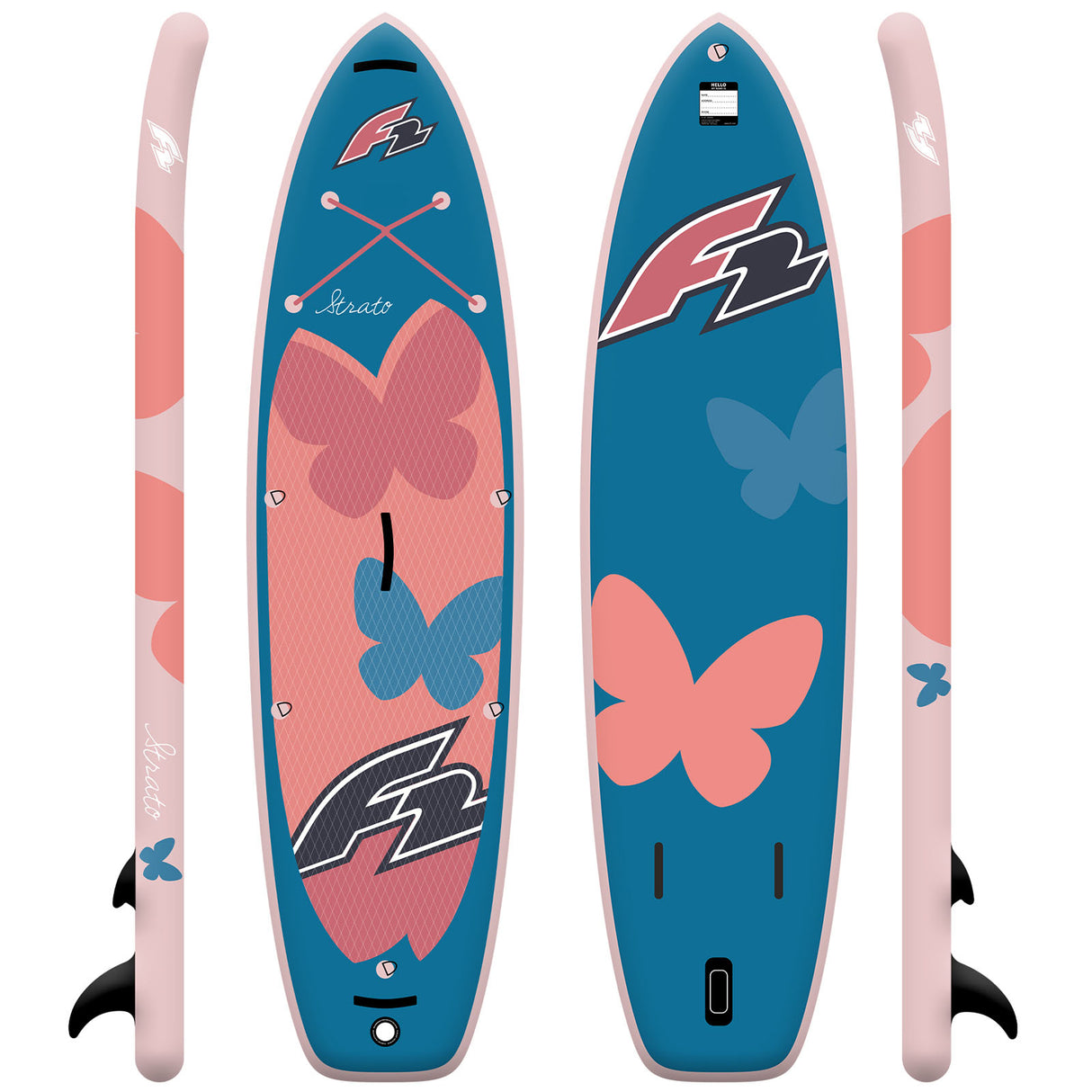 F2 Damen SUP Stand Up Paddle Board Strato Ltd. Edition Größe wählen Apricot 2025