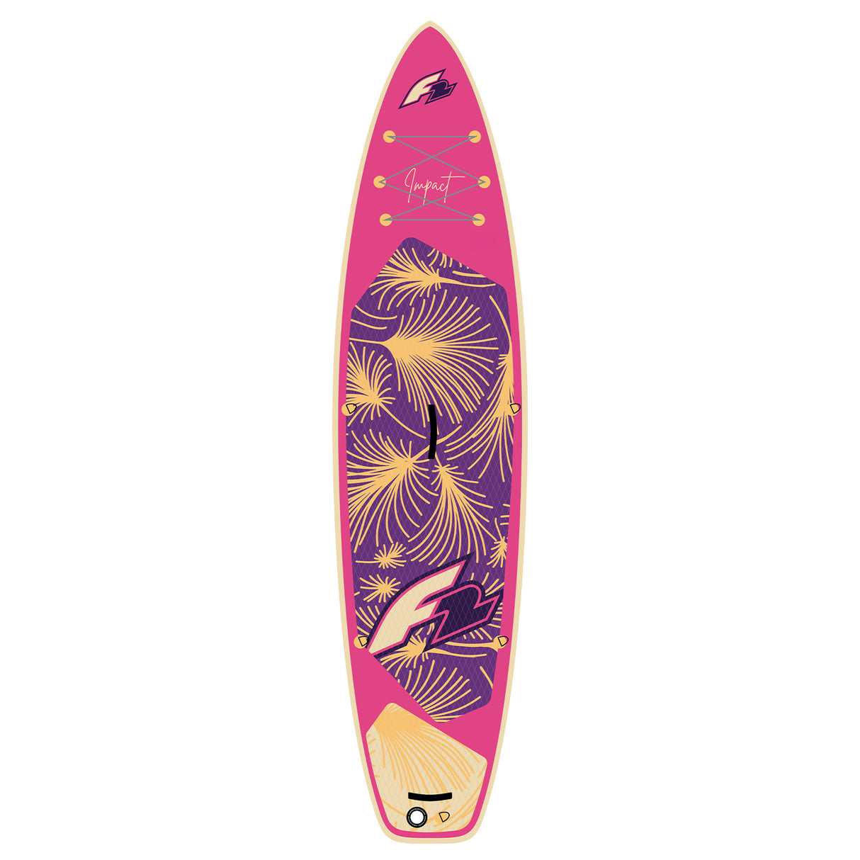 F2 Damen SUP Stand Up Paddle Board Impact Pink - Größe wählbar