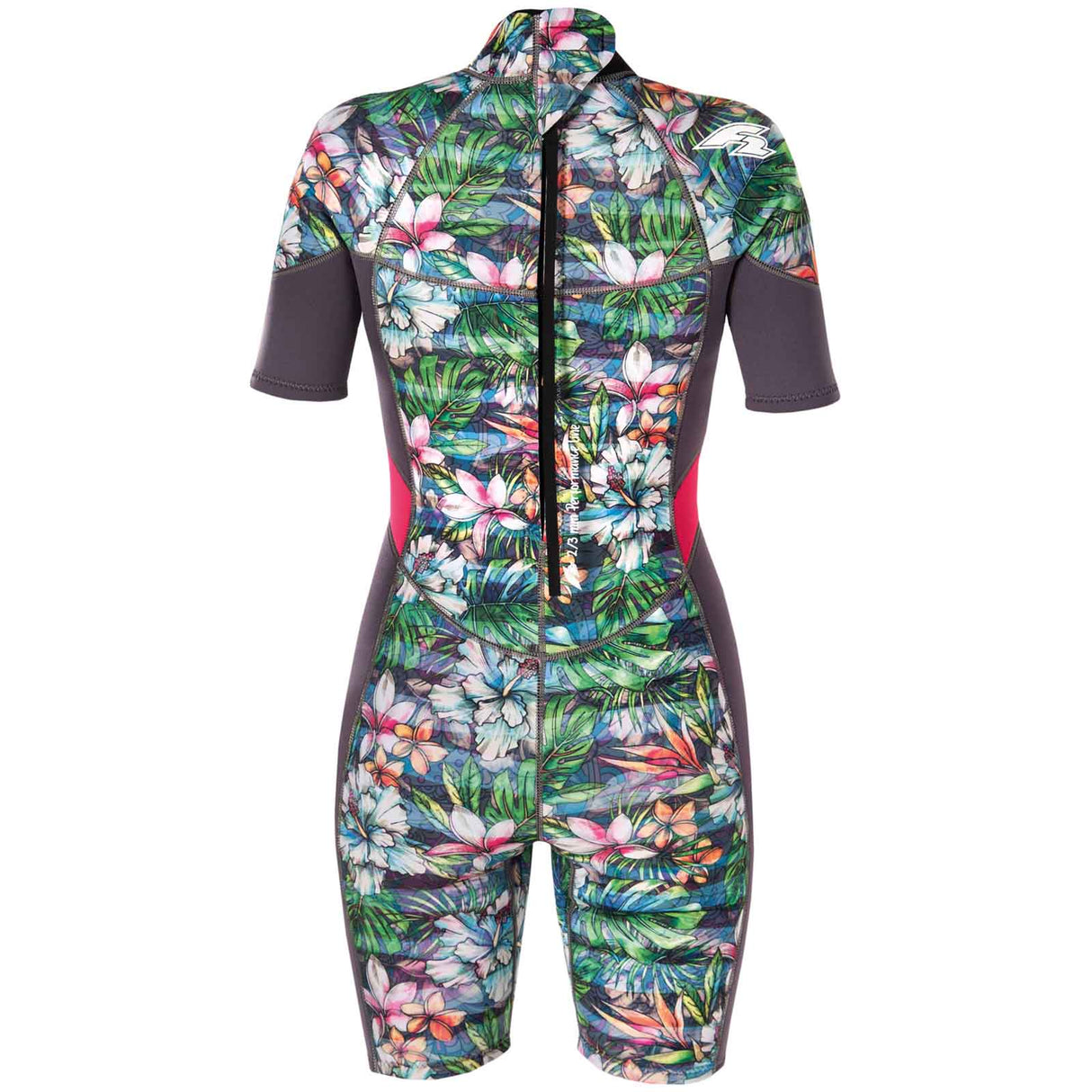 F2 Damen Neopren Anzug Happiness Shorty 3/2 mm Größe wählbar Multicolor 2024/25