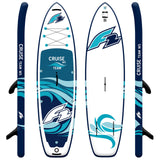 F2 SUP Stand Up Paddle Board Cruise Team WS HFT 10'6''/11'6" wählbar Türkis