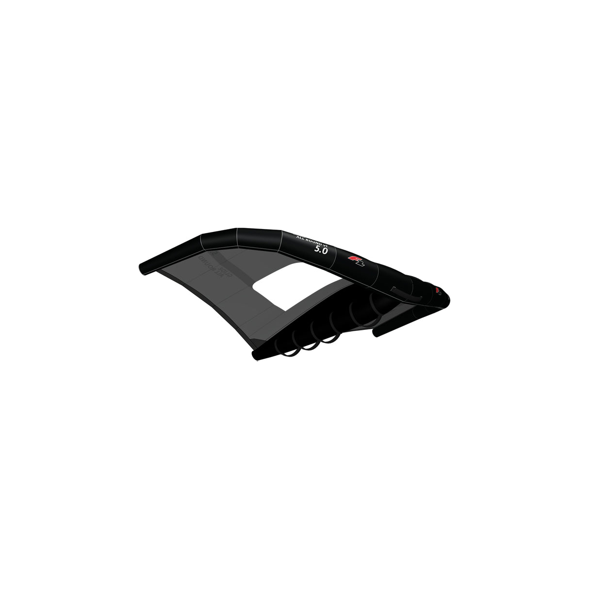 F2 Wing Glide Allround Wing 3-6qm Größe wählbar Schwarz/Grau 2024/25