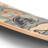 F2 Set Balance Board Peanut 86x32cm mit Kork Halbkugel