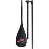 F2   SUP Paddel Carbon - 85% Carbon  3 teilig Schwarz 2024/25