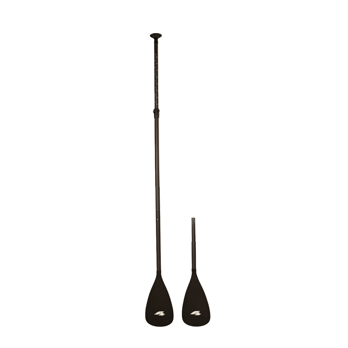 F2   SUP Paddel Kajak Carbon  4 teilig Schwarz