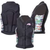 F2 Damen Prallschutz Weste Wake & Sup Weste S-XXL Größe wählbar Schwarz 2024/25