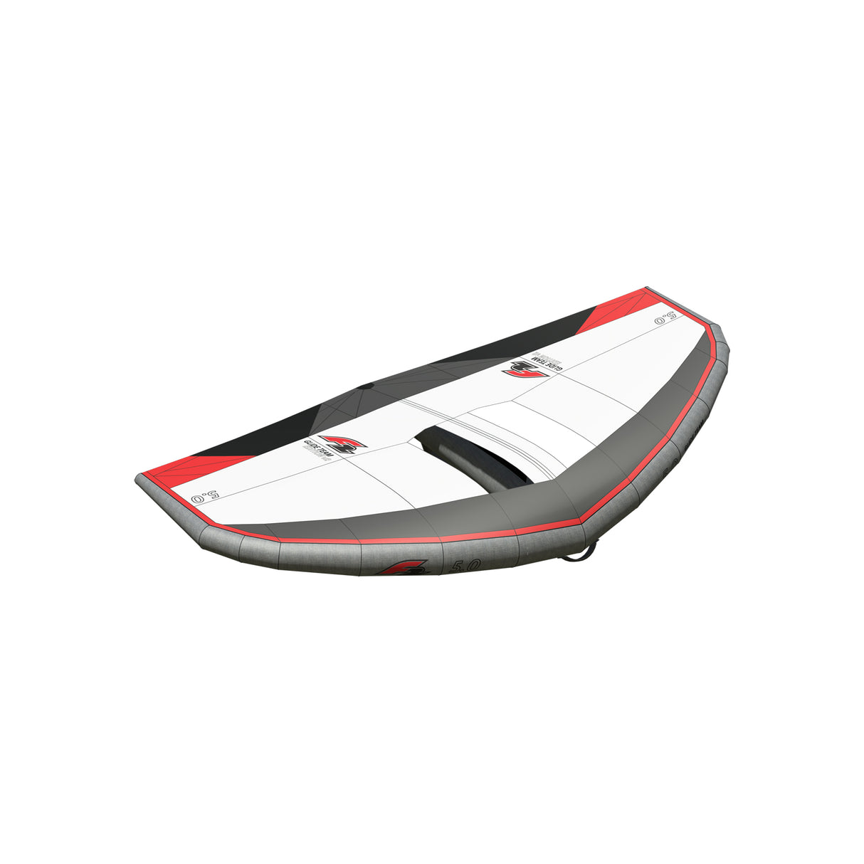 F2 Wing Glide Team Edition  Carbon Handle 3,5-7,5qm wählbar Weiss/Grau 2024/25