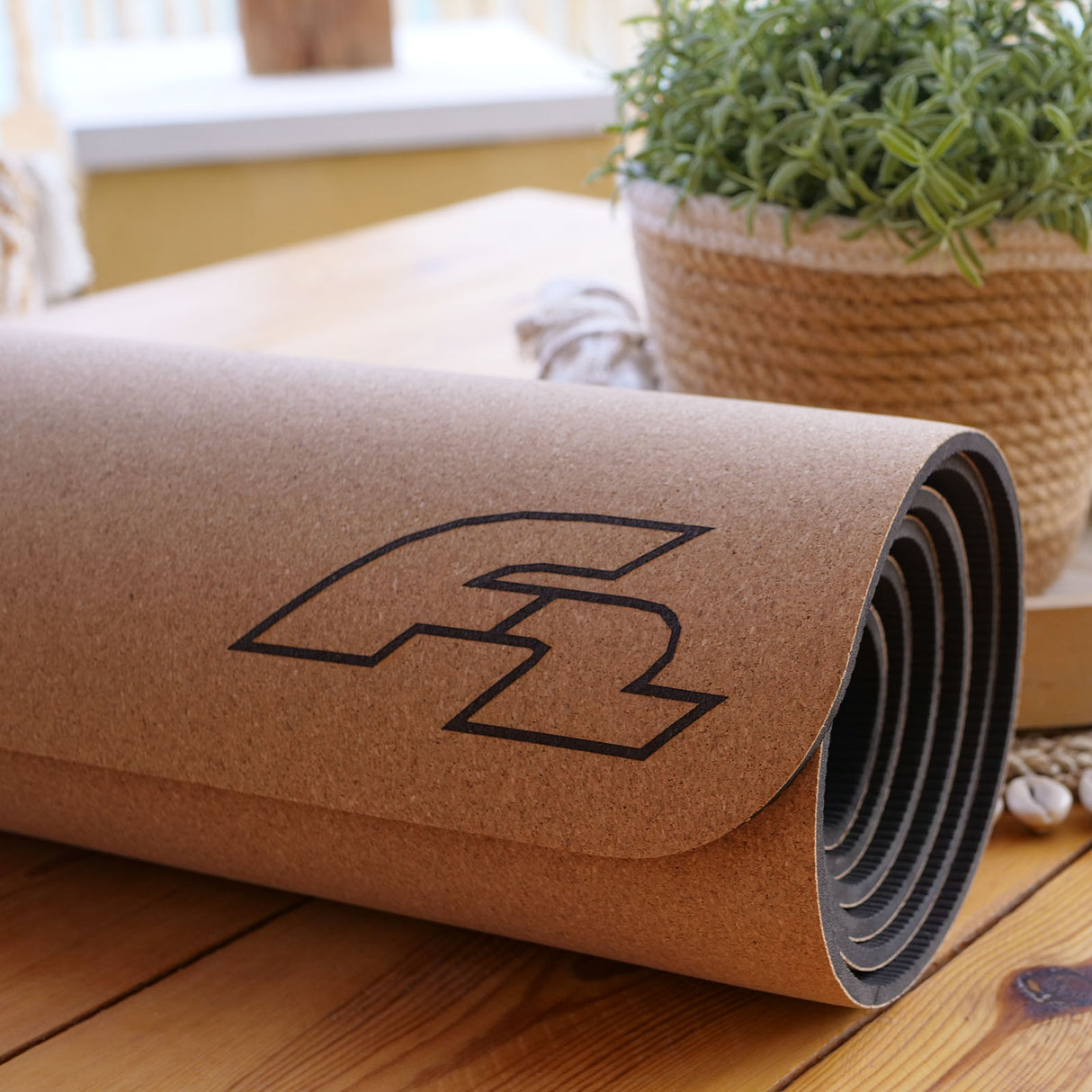 F2   Balance Board Zubehör Kork Tpe Yoga Mat Balance Training  183x61cm