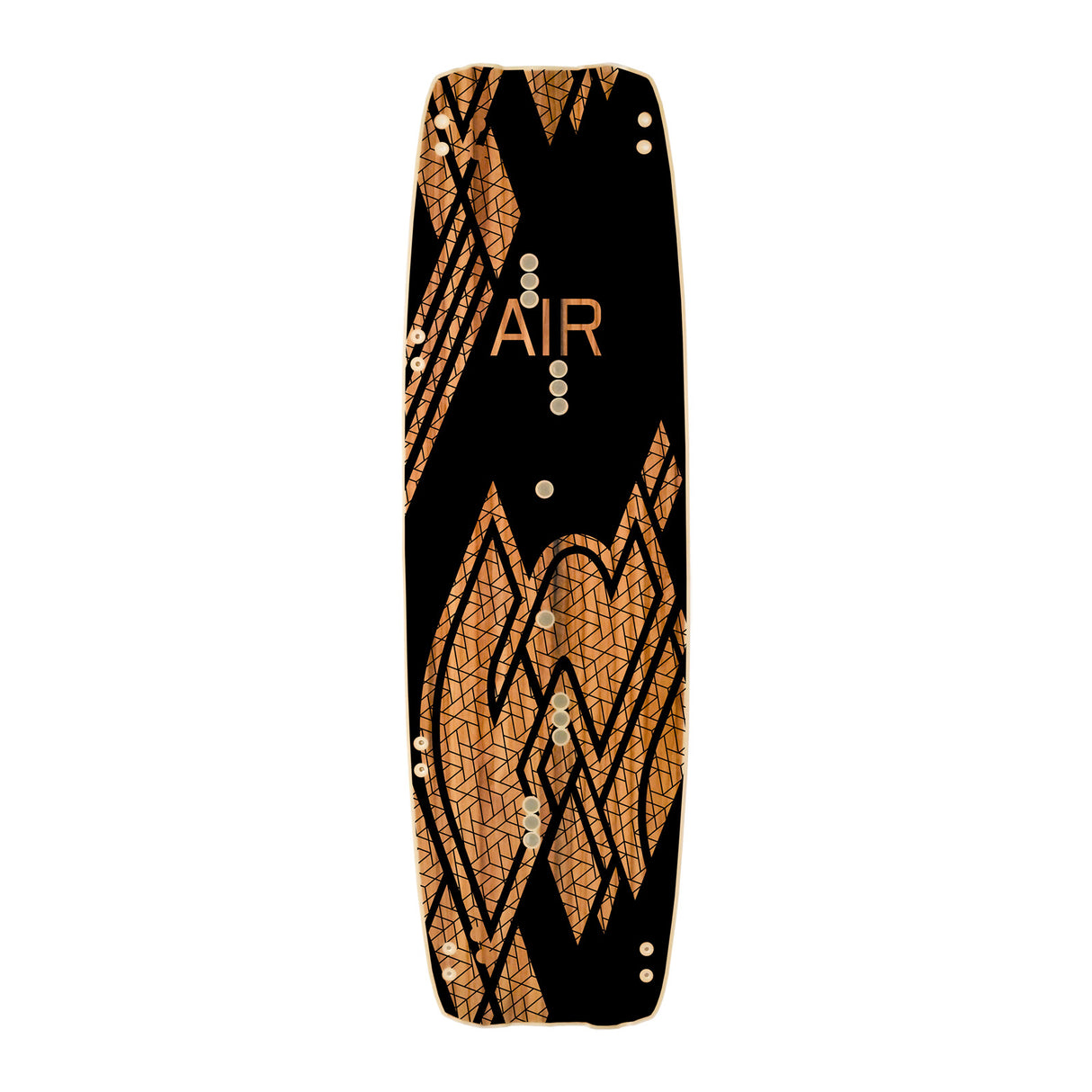 F2  Kiteboard Air Wood Icon Kitesurf Board Größe wählbar Schwarz 2025