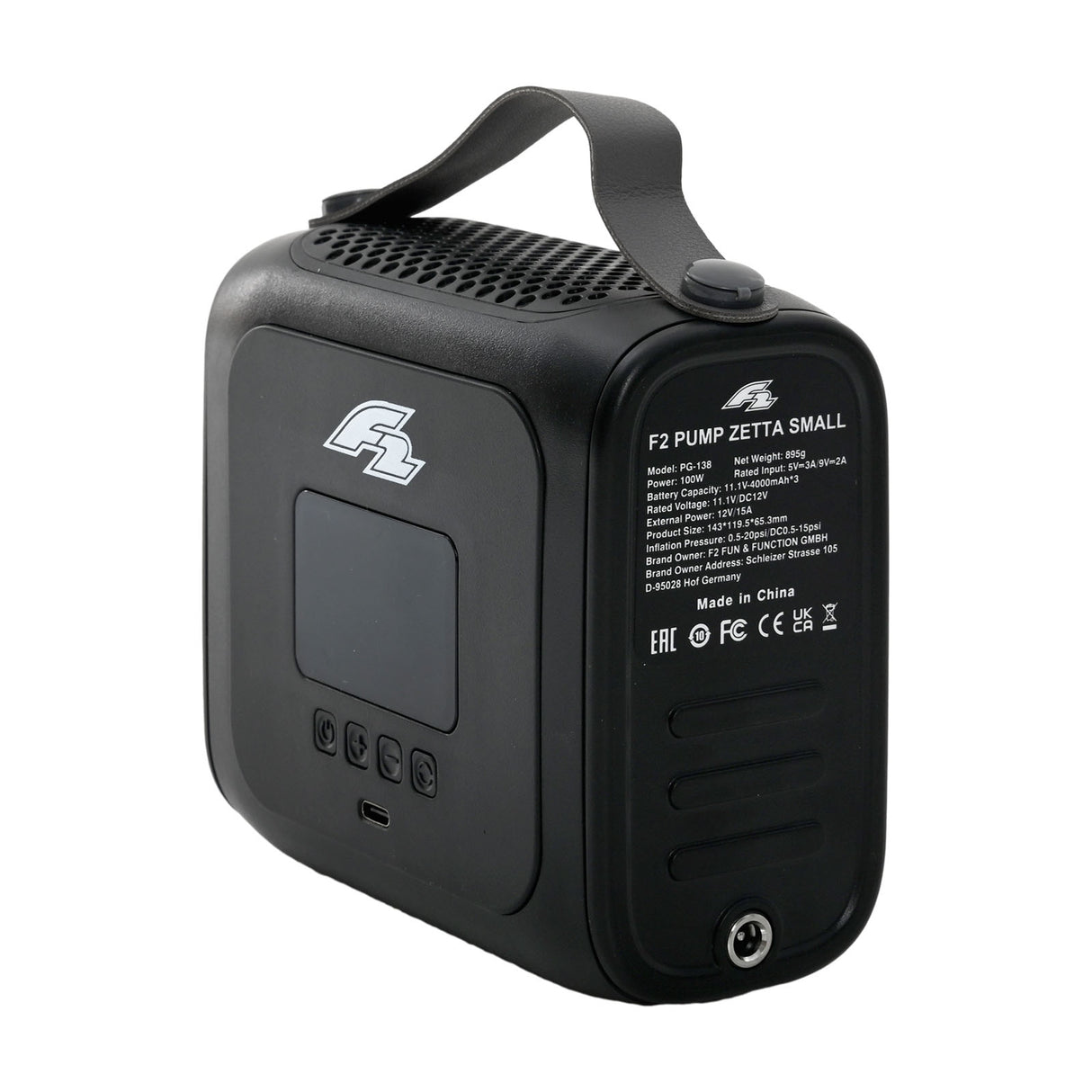 F2 SUP Akku Pumpe Zetta Klein E-Pumpe Kite 4000mAh Modell