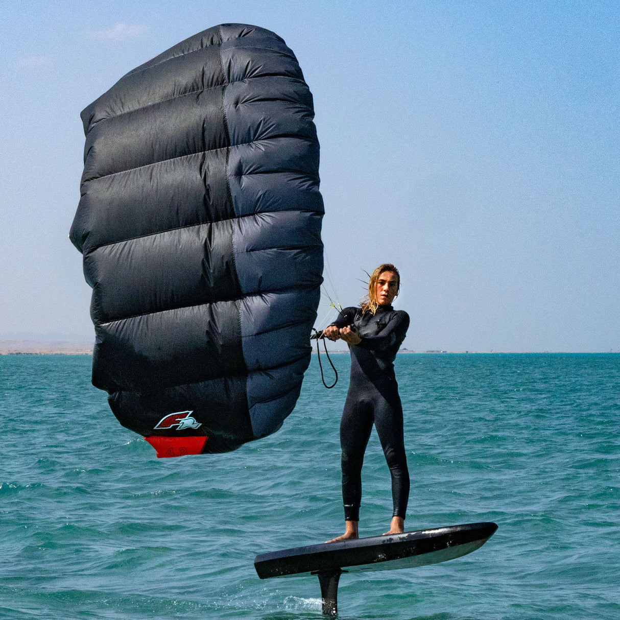 F2 Parawing Move Pro Wingfoil Wing Kitesurfing Größe wählbar Schwarz 2025