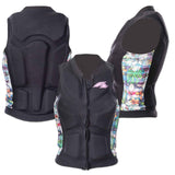 F2 Damen Prallschutz Weste Wake & Sup Weste S-XXL Größe wählbar Schwarz 2024/25