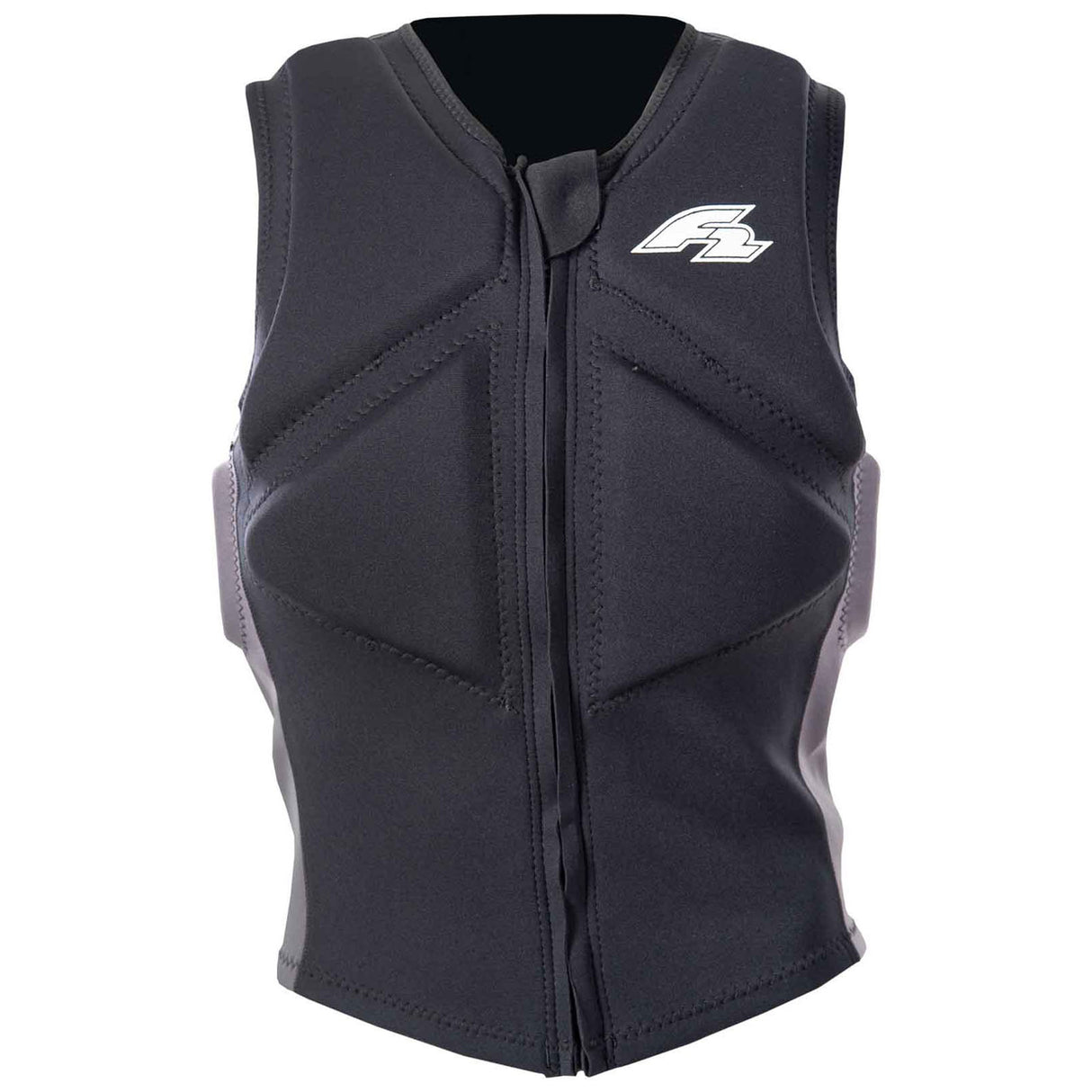 F2 Herren Prallschutz Weste Kite & Surf Weste S-XXL Größe wählbar Schwarz 2025