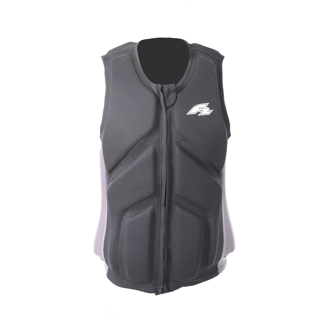 F2 Herren Prallschutz Weste Wake & Sup S-XXL Größe wählbar Schwarz