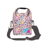 F2  Retro Kauai Hibiskus Tasche Drybag 5L Rosa