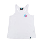 F2 Retro Tank Top Ride Damen Tshirt Ärmellos Tanktop Weiss - Größe wählbar