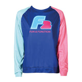 F2 Retro Watershirt Plum Damen Funktionsshirt Wassersport Lila - Größe wählbar