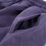 F2 Retro Silberpfeil Shorts Plum Stonewashed Damen Sweatshorts - Größe wählbar