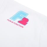 F2  Retro T-Shirt Axxis Unisex Tshirt  Weiss - Größe wählbar