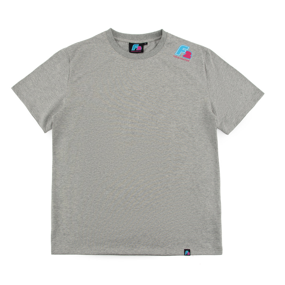 F2  Retro T-Shirt Axxis Ash Unisex Tshirt Grau - Größe wählbar