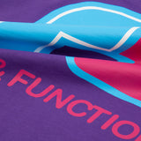 F2  Retro T-Shirt Axxis Plum Unisex Tshirt Lila - Größe wählbar