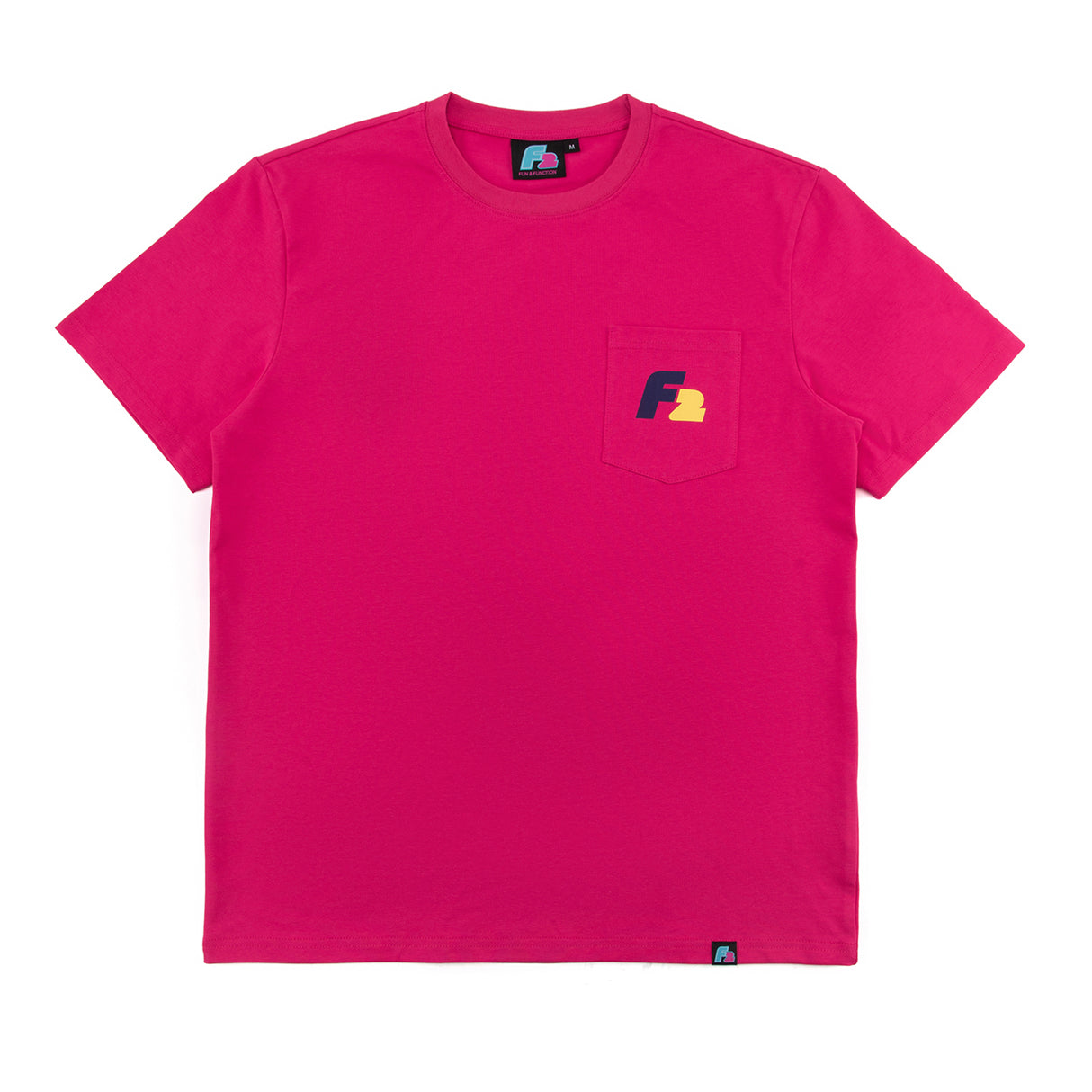 F2  Retro T-Shirt Xantos Unisex Tshirt Magenta - Größe wählbar