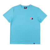 F2  Retro T-Shirt Xantos Aqua Unisex Tshirt Blau - Größe wählbar