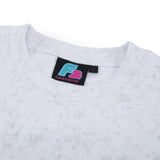 F2 Retro T-Shirt Strato White Stonewashed Unisex Tshirt Weiss - Größe wählbar