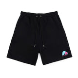 F2 Retro Silberpfeil Shorts Sweatshorts Schwarz - Größe wählbar