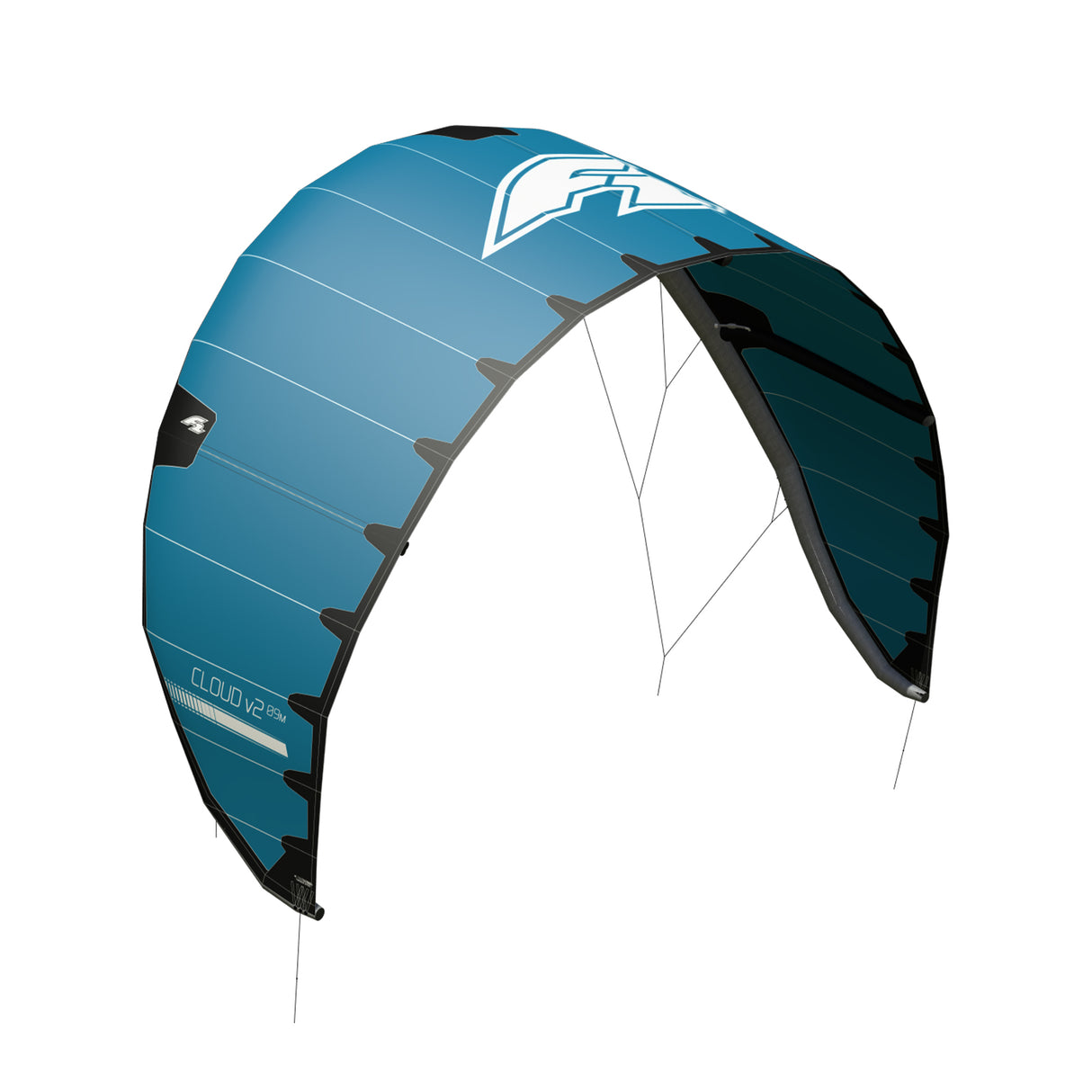 F2 Kite Cloud mit E-Pumpe Zetta - Größe wählbar Blau