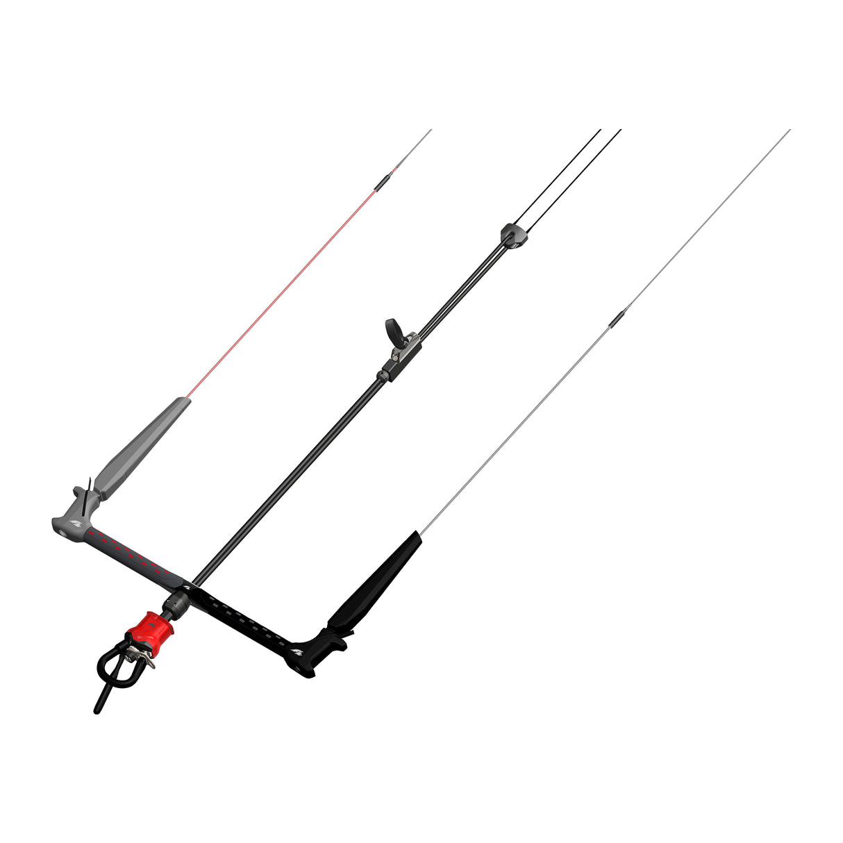 F2  Control Bar Pro - 4 Line Kite Bar 46cm/52cm wählbar Schwarz