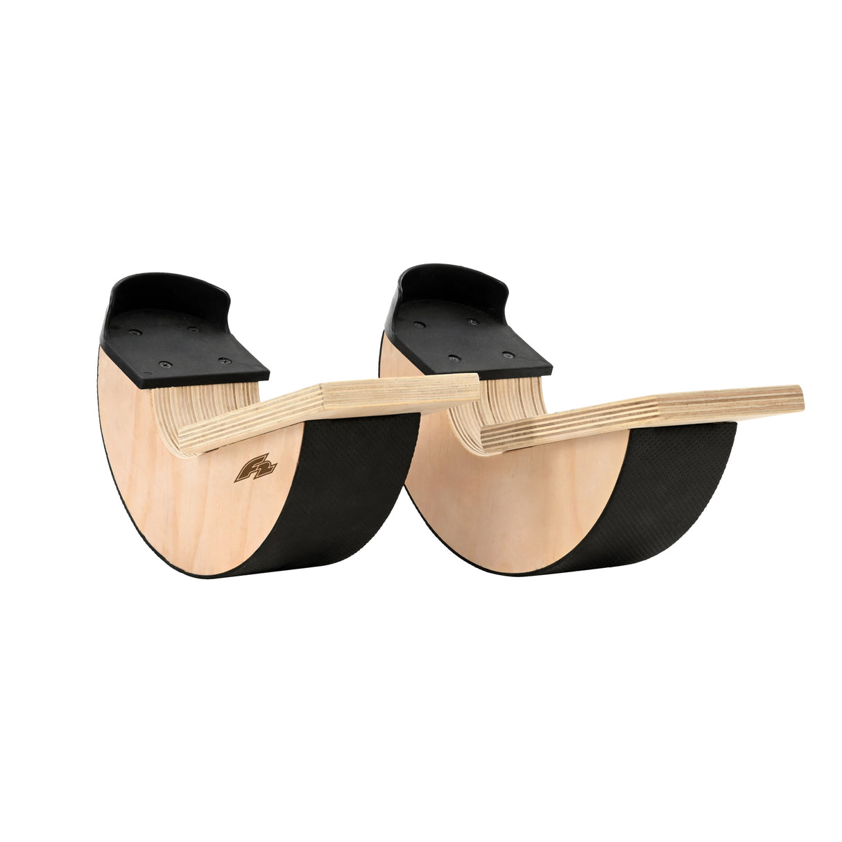 F2  Balance Board Stretch Boards Holz 33cm Natur/Schwarz
