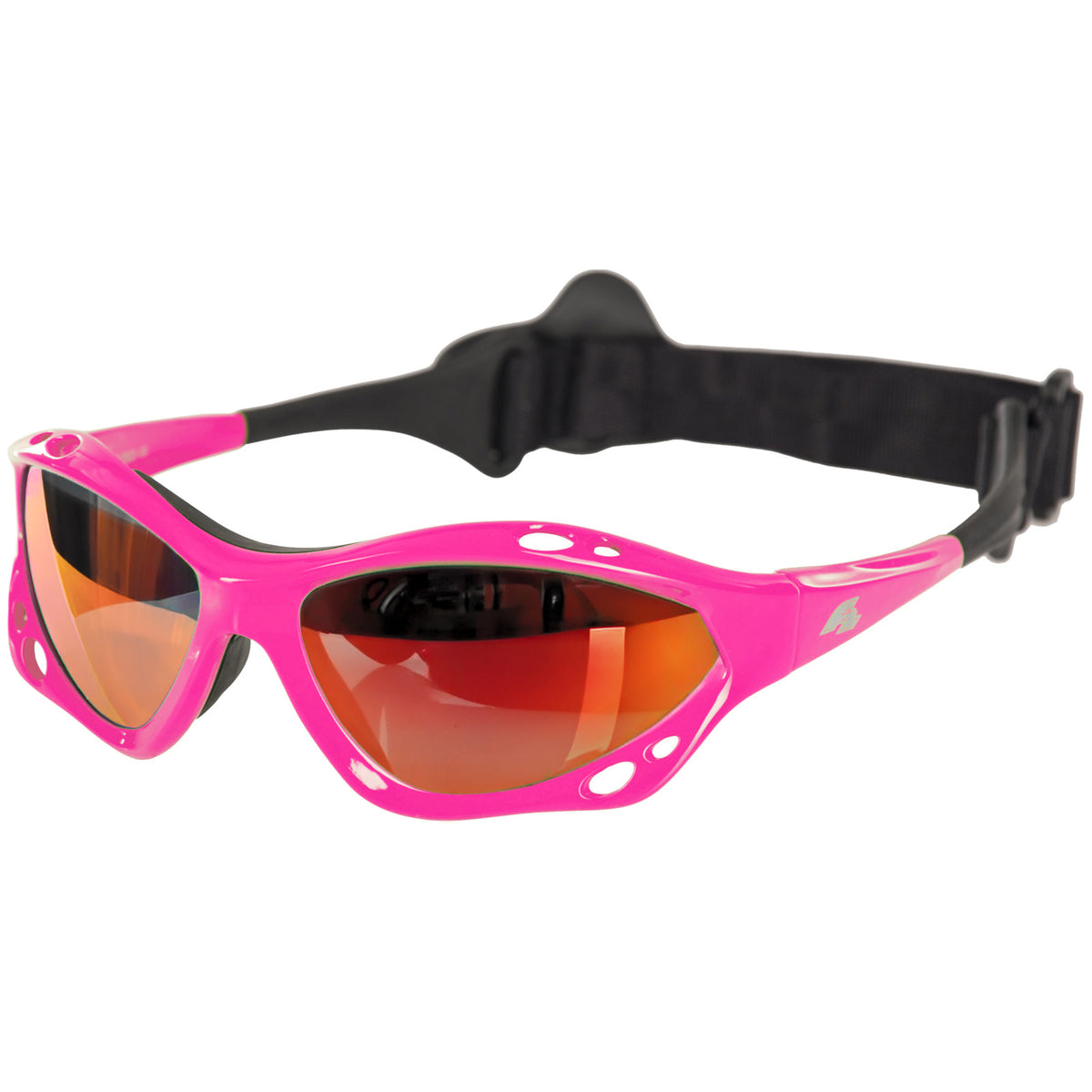 F2 Sportbrille Wassersport Wakeboard Kite Surf Brille One Size Pink/Rot