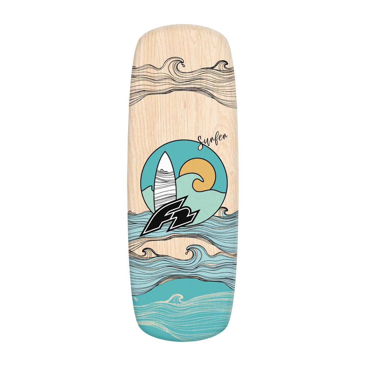 F2 Set Balance Board mit Korkrolle oder Halbkugel - Modell wählbar