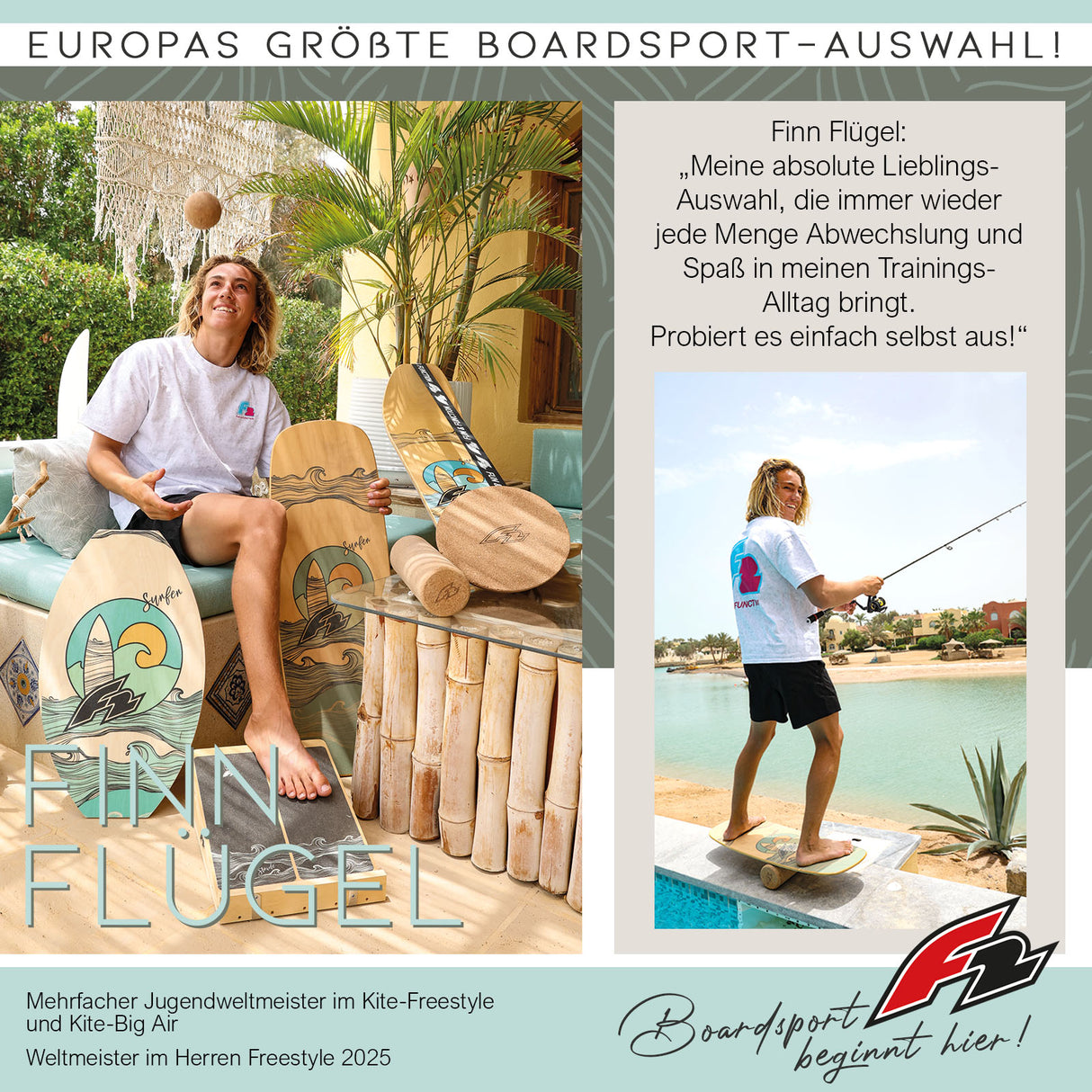 F2 Balance Board Set mit Halbkugel Komplettset Modell wählbar