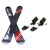 F2 Snowblades Silberpfeil 99cm Set mit Sicherheitsbindung Fun Ski Kurzski