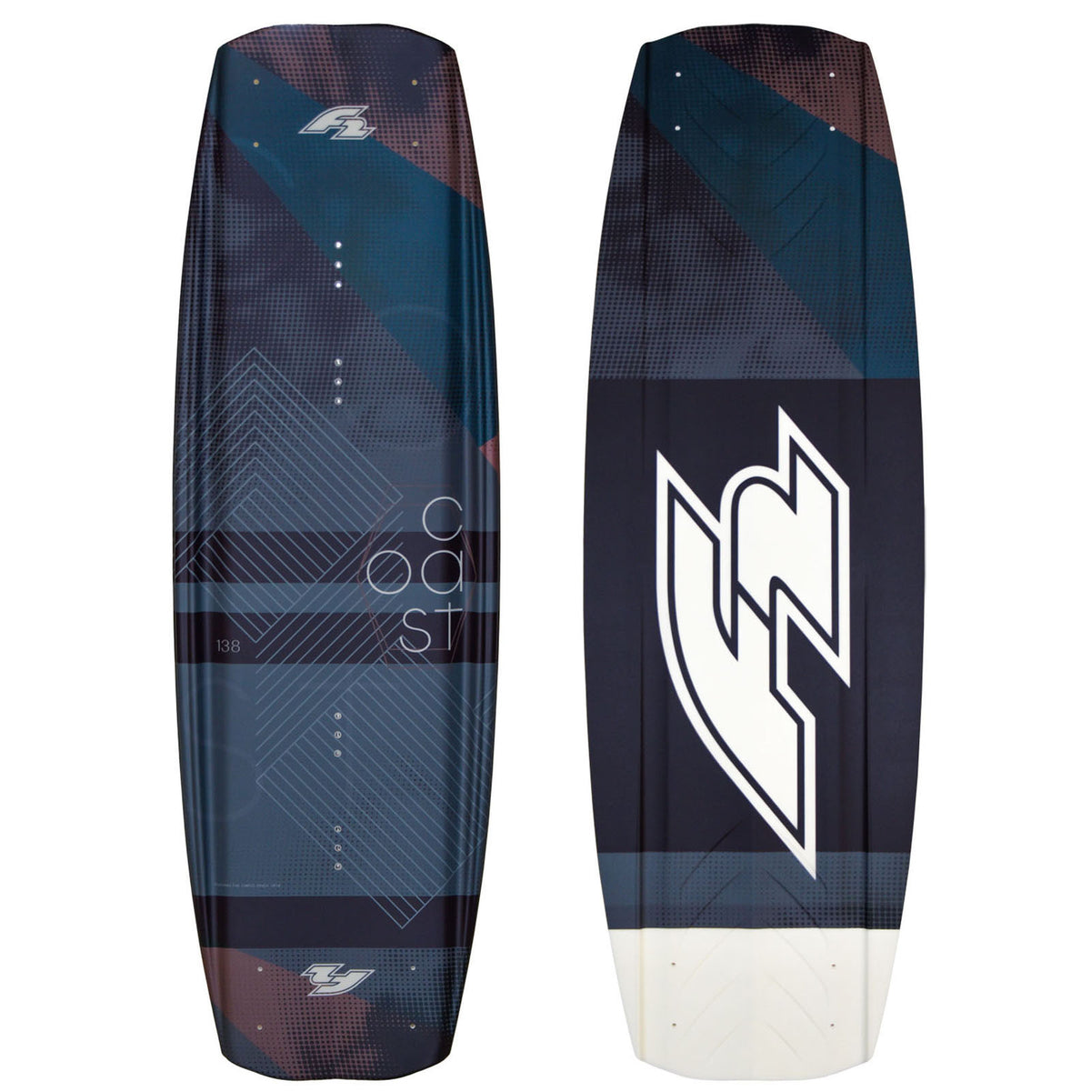 F2 Set Wakeboard Coast Petrol 144cm mit Wakebindung Team Boot L/XL