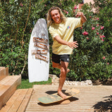 F2 Set Balance Board Halfshell 80x30cm + Halbkugel und Korkrolle