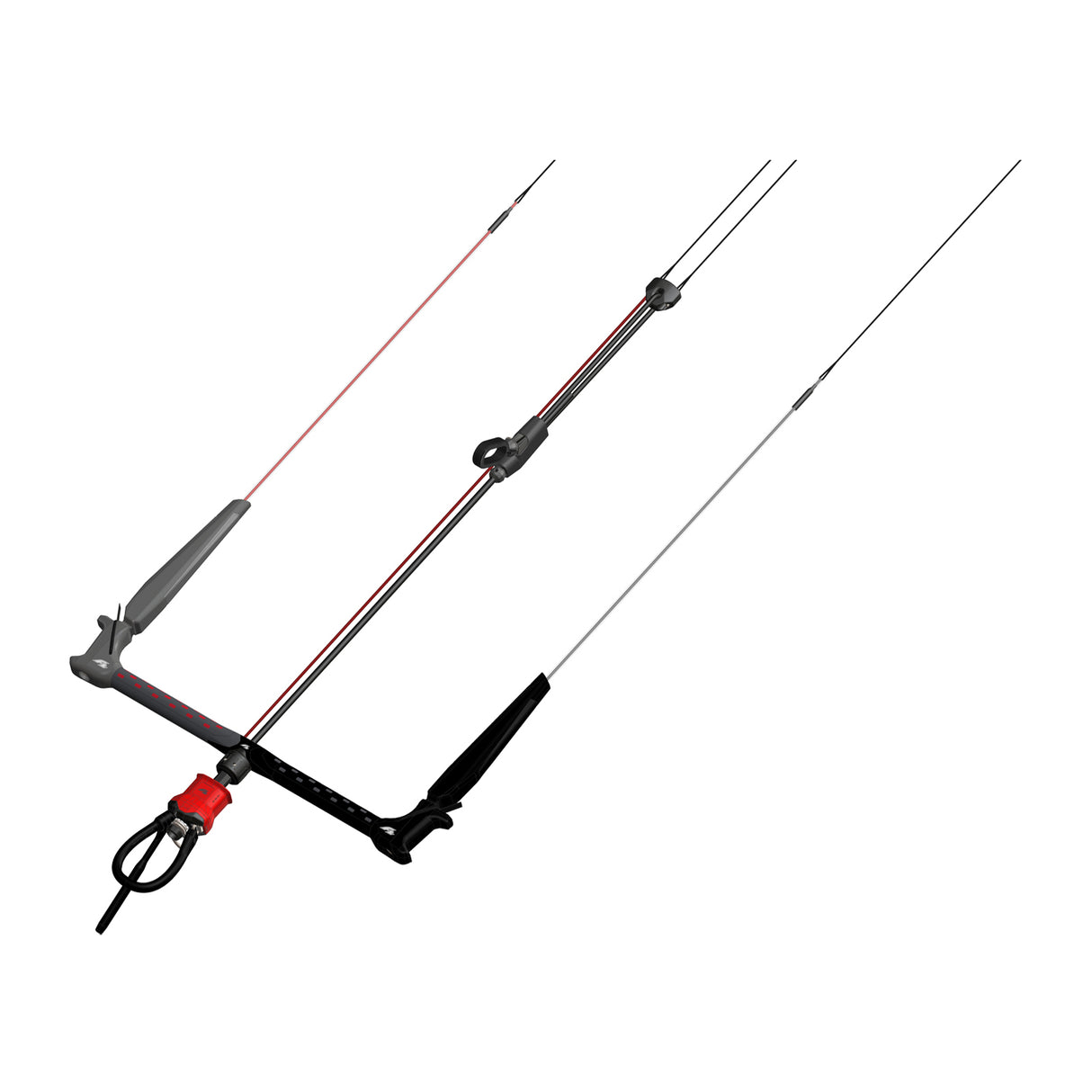 F2 Set Kite Ride V5 9qm + Kiteboard Ride White Icon 141cm + Control Bar 46cm