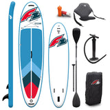 F2 Marken Stand Up Paddle Board Ocean LTD Rot - Größen und Zubehör wählbar