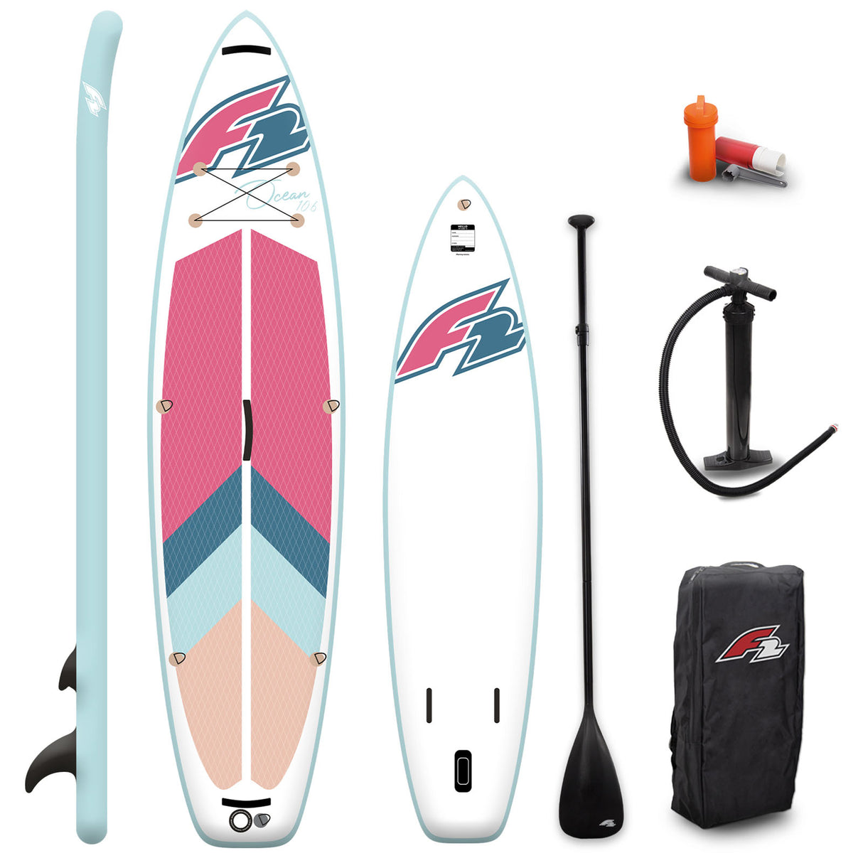 F2 Damen Marken Stand Up Paddle Board Ocean LTD - Größen und Zubehör wählbar