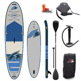 F2 SUP Stand Up Paddle Board Comet Grau - Komplettset Größen und Zubehör wählbar
