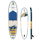 F2 Set Stand Up Paddle Board Comet Weiss 10,6 + Basic Zubehör Paket