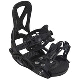 F2 Set Snowboard Junior Black Deck + Pipe Bindung Größen wählbar