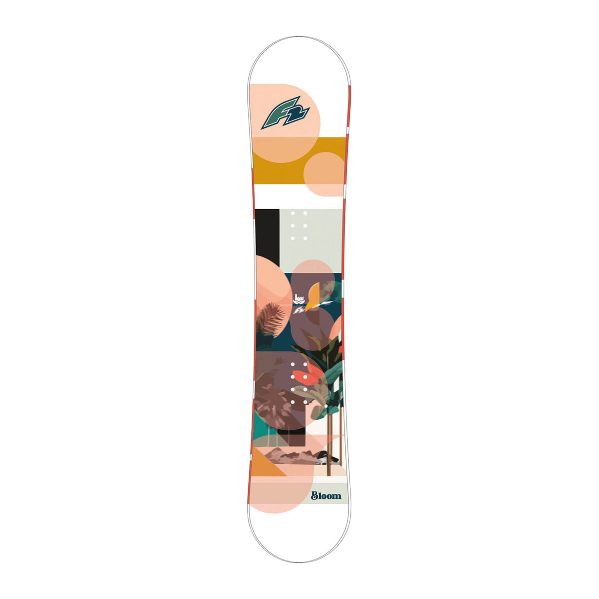 F2 Set Snowboard Junior Bloom Girl Apricot 125cm + Pipe Bindung S