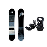 F2 Set Snowboard Reverse Blau + Sonic Pro Bindung - Komplettset Größen wählbar